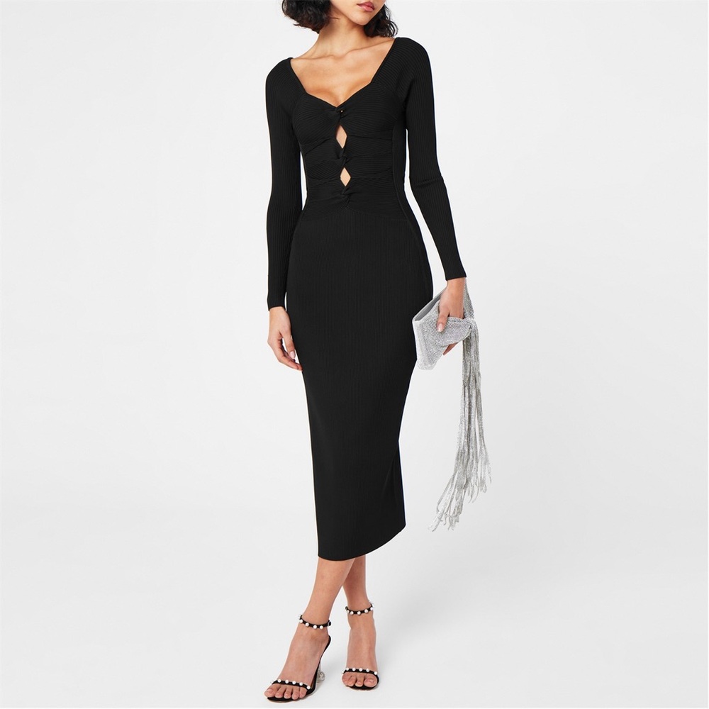 Cult Gaia Melissa Dress in Black XS